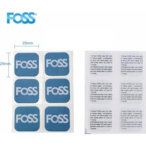 Foss Bicycle Tire Patch Tire Repair Tools FlyPaper Glueless Patch Kit MTB Road Bike Tube Repair Pad Tool 6Pcs/Set Tiye Patches