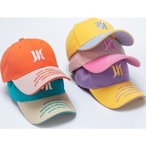 2021 Kids Baseball Cap Baby Accessories For Kids Hats Cute Baseball Cap Hip Hop Girls Boy Hats Caps N Letter Embroidered Gorros