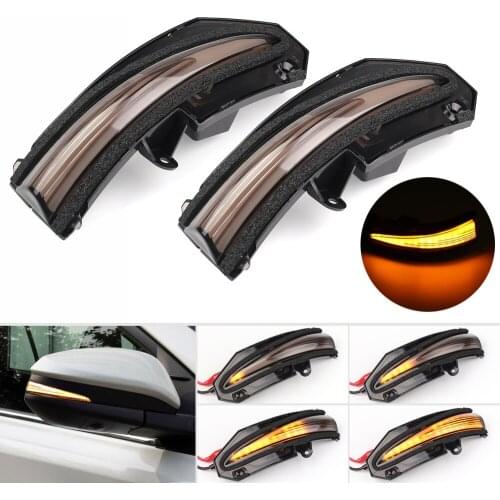 For Toyota 4Runner 2014 2015 2016 2017 2018 2019 2020 2021 LED Dynamic Turn Signal Light Side Wing Mirror Indicator Lamp Cover