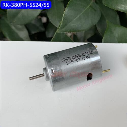 Micro RK-380PH DC Motor 3V-12V 47500rpm High Speed Large Torque Carbon Brush Engine with Cooling Fan DIY RC Toy Car Boat