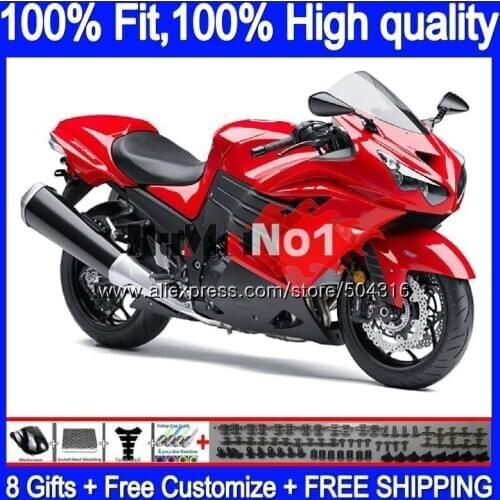 Injection For KAWASAKI ZX 14R ZX14R 06 07 08 09 10 11 Glossy red 78MC.37 ZZR1400 ZX-14R 2006 2007 2008 2009 2010 2011 Fairing