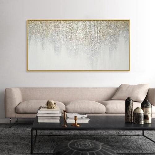 100% Hand Painted Oil Paintings Abstract Oil Painting Shining Modern Wall Art Canvas Painting Pictures For Living Room No Frame