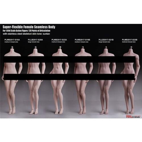 TBLeague Phicen S18A S19B S20A S21B S22A S23B 1/6 Scale female Seamless Body with Stainless Steel Skeleton collection figures