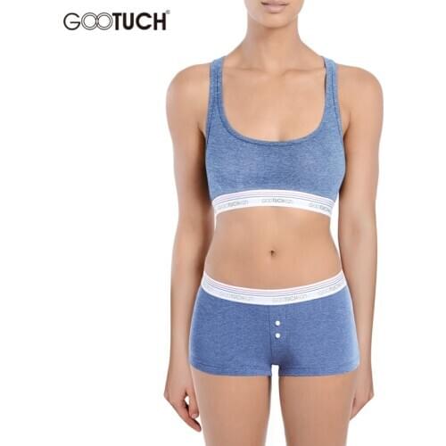 Cotton Plus Size Bra & Brief Sets Famous Brand Women Bra & Shorts Lounge Underwear Vest Bra Set Sexy Bra Suit Lengerie Set 2563