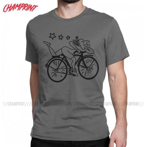 LSD Bicycle Day Albert Hofmann Men T Shirt Leisure Tees Short Sleeve Crewneck T-Shirt Pure Cotton Gift Idea Clothing