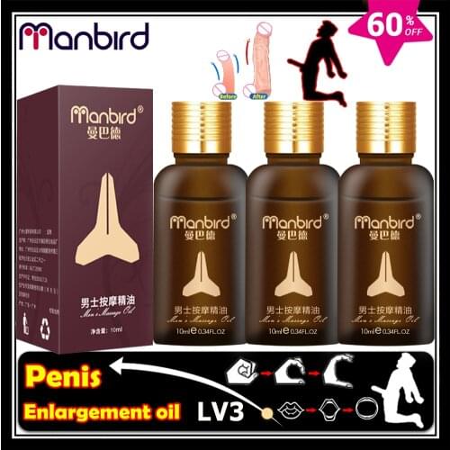 3Pcs Enhancement Cream Extend Thicker Bigger Penis Natural Sexy Long Lasting Male Effective Penis Enlargement Oil Sex Products