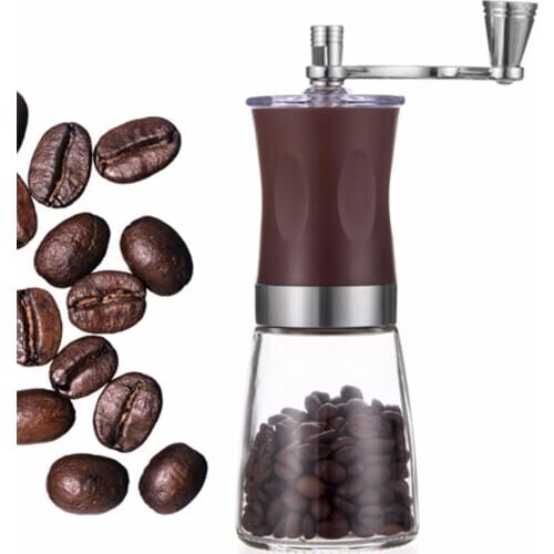 Mini Portable Manual Hand-Crank Coffee Bean Spice Hand Grinder Mill Kitchen Tool