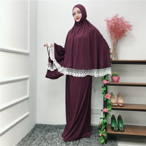 Muslim Black Face Cover Ramadan military Bonnet Islamic Khimar Long Loop Scarf Jilbab Prayer Clothing Headscarf Abaya Ramadan