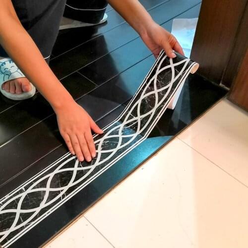 Kitchen bedroom threshold stone sticker door stone floor sticker living room corridor decorative baseboard wall sticker