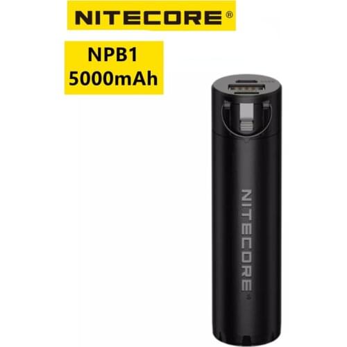NITECORE NPB1 IP68 Rated Waterproof Mobile Power Bank high capacity 5000mAh QC3.0 Output Mobile Charger Certified by CE & FCC