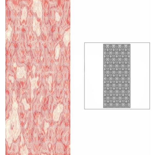 New Slim Spotted Umbrella Background Plate Craft Embossing Mold 2021 Metal Cutting Dies for DIY Scrapbooking Album Card Making