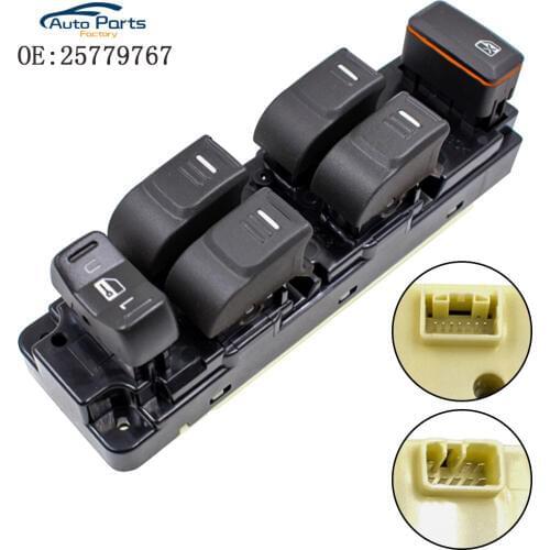 New Front Left Side Master Power Electric Controller Window Switch For GMC Canyon Chevrolet Colorado Hummer H3 H3T 25779767
