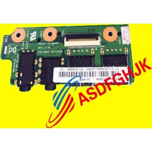 Original FOR ASUS N55S N55SF IO BOARD USB AUDIO JACK BOARD Rev 2.0