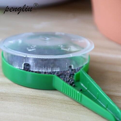 Planter seeder Garden Plant Seed Dispenser Sower Planter Seed Dial 5 In 1 Adjustable Size Disseminator Sower Planter Starter