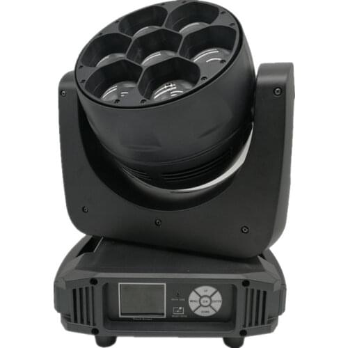New Arrival Lyre 7*40W 4in1 RGBW ZOOM LED Moving Head Wash Beam Light For Stage Event Club Party