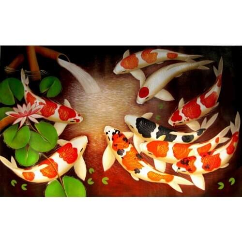 Fish curtains 3D Curtain Printing Blockout Polyester Photo Drapes Fabric For Room Bedroom Window curtains