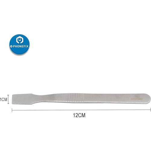Stainless Steel BGA Paver Scraper Flux Scraper Pry Lever for Mobile Phone Soldering Rework Assistant Tools Solder Paste Scraper