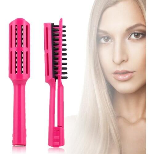 Heat Resistant And Antistatic V Straight Comb Patten Design Hair Straight Comb Ideal For Long Hair Hairdresser Styling Comb V-08