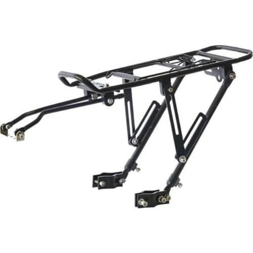 A5KC Disc Brake Aluminum Alloy Bicycle Rear Rack MTB Foldable Bikes Pannier Carrier Bag Luggage Shelf