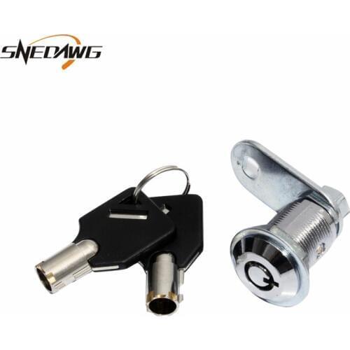 YB101 15/20/25/30mm Thread Mini Cam Lock Mailbox Cam Lock Zinc Alloy Equipment Cabinet Lock for Industrial Distribution Box