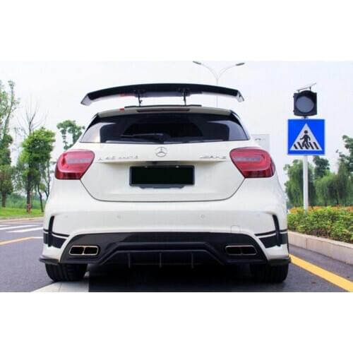 Carbon Fiber Car Rear Wing Trunk Lip Spoilers For Mercedes-Benz A-Class W176 2013-2018