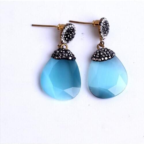 Women Tiger Eye Handmade Silver Gold Plated Special Design Earrings, Silver Earrings, Handmade Gemstone Earrings