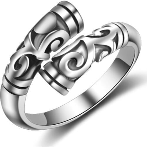 Big Promotion New Vintage Rings For Women Silver Opening Adjustable Finger Rings Jewelry Fashion Party Accessory