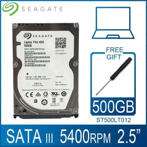 Seagate 500GB Laptop Hard Drive Disk 500 GB 2.5" Internal HDD HD Harddisk SATA III 6Gb/s 16M Cache 7mm 5400RPM for PS4 Notebook