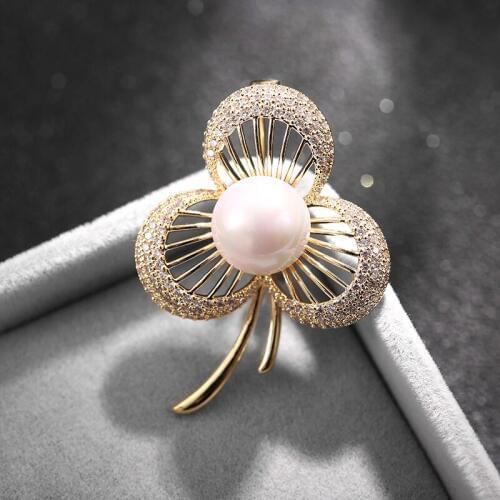 Zhijia Jewelry Gold Brooches For Clothes