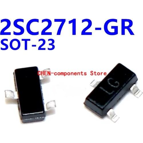 100pcs 2SC2712-GR LG SMD triode SOT-23