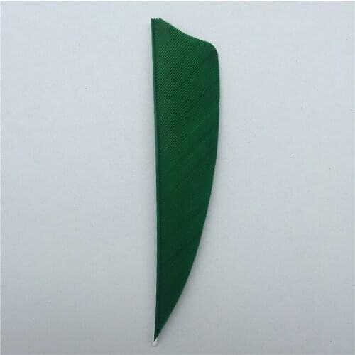 100pcs 3" Shield Turkey feather fletching for DIY traditional bow arrow