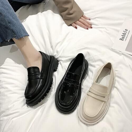 2021 New Fashion Women Loafers Flat Shoes Women Flats Moccasin Woman Loafers Comfortable Platform Ladies Shoes Zapatos De Mujer