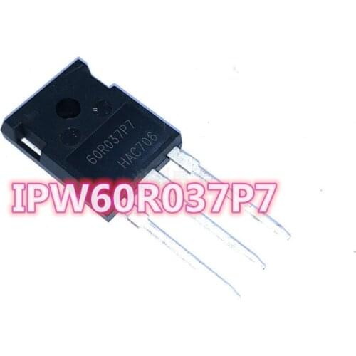 10piece/LOT IPW60R037P7 TO-247 60R037P7 TO247 N-channel MOS FET Free shipping