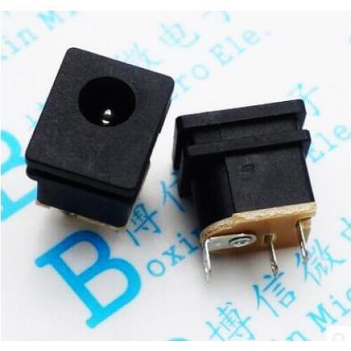 50pcs DC-015 Square DC015 Panel Mount DC Socket 5.5*2.1MM Power Socket