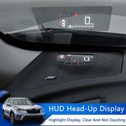QHCP Car HUD Safe Drive Head Up Display Hidden Design HD Projector Fit For Subaru XV 18 19 20 Forester 2013-2017 2018 2019- 2021