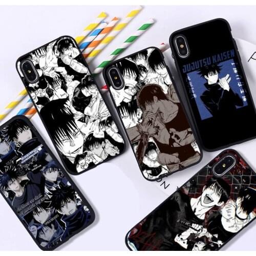 YNDFCNB Toji Fushiguro Jujutsu Kaisen Anime Phone Case for iPhone 11 12 pro XS MAX 8 7 6 6S Plus X 5S SE 2020 XR cover