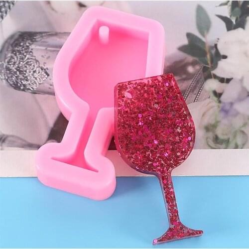 DIY Pendant Epoxy Resin Mold Handmade Key Chain Silicone Mold Love Heart Jewelry Casting Mold Resin Crafts