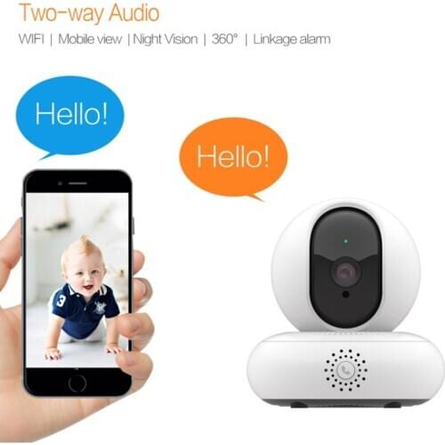 EC67 Wireless WIFI Mini DVR IP P2P Cam HD 1080P H.264 Video IR Night Vision Kid Monitor 360 Rotation Degree Child Camera
