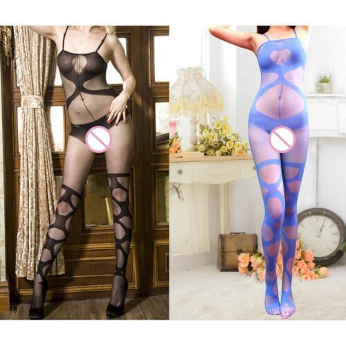 Erotic Porn Sexy Costumes Lingerie Bodysuits Nightie Nightdress Nightwear Crotch Dress Body Stockings Women Intimates BA060
