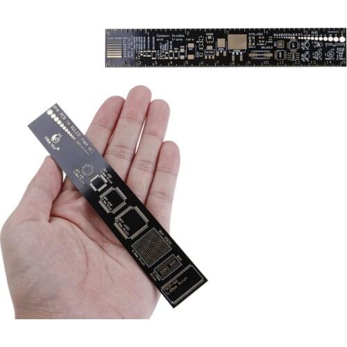 15cm PCB Ruler For Electronic Engineers For Geeks Makers For Arduino Fans PCB Reference Ruler PCB Packaging Units