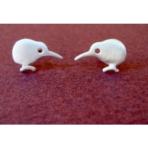 Daisies 1Pair Fashion Bird Earrings For Women Plated Gold Silver Plated Kiwi Stud Earrings Statement Jewelry Pendientes Brincos