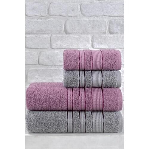 Silky Bath Towel Set 4 Pieces
