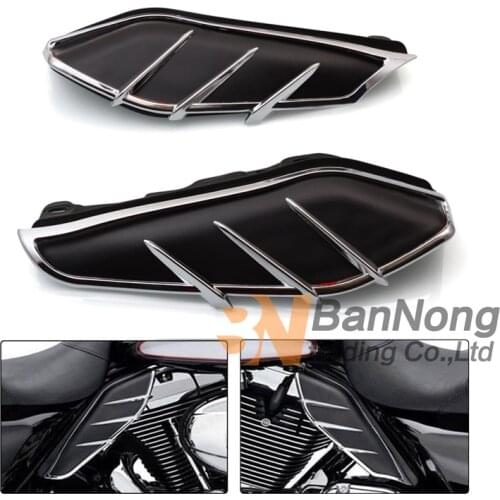 Motorycycle Mid-Frame Air Deflector Trim For Harley Touring Electra Glide Road King Street Glide FLHX CVO Ultra Classic 09-16