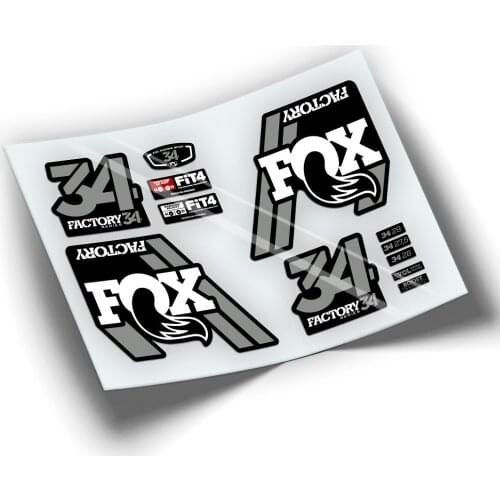 Pegatinas hairpin clip FOX 34 2018 WP80 STICKERS