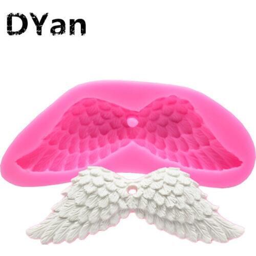 New Angel Wings Silicone Cake Mold Chocolate Mold DIY Cake Bake Decoration Tools A1619