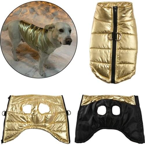 Clothes For Large Pet Dog Waterproof Big Dog Vest Coat Autumn Winter Warm Pet Dog Jacket Chihuahua Yorkie Labrador Pets Clothing