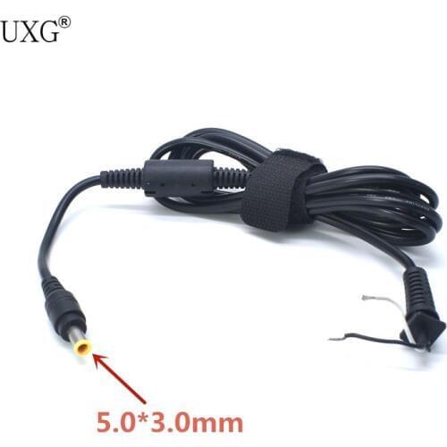 5.0*3.0mm 5.0x3.0mm DC Power Charger Plug Connector with Cable Extension Cord for Samsung Laptop Notebook Adapter