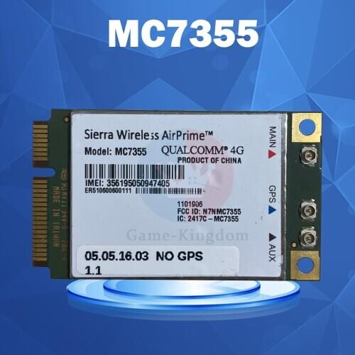Sierra Wireless AirPrime MC7355 AT&T 4G LTE /HSPA+ 100Mbps PCI-E M.2 Module WiFi WWAN Card