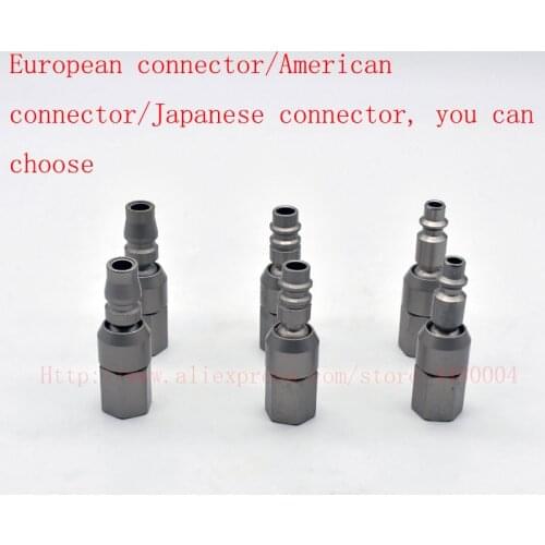 2 pieces Air tool Coupler 1/4-Inch Spray gun connector Universal Quick Coupler 360 Degree Swivel Air Hose Connector