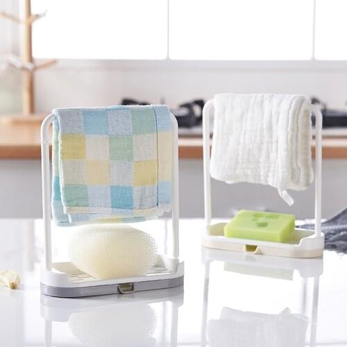 The Kitchen Countertop Storage Rack Is Free Of Perforation And Towel Wiping. It Is Convenient To Drain And Easy To Clean